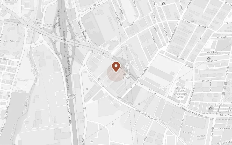 The G Hotels İstanbul konum haritası
